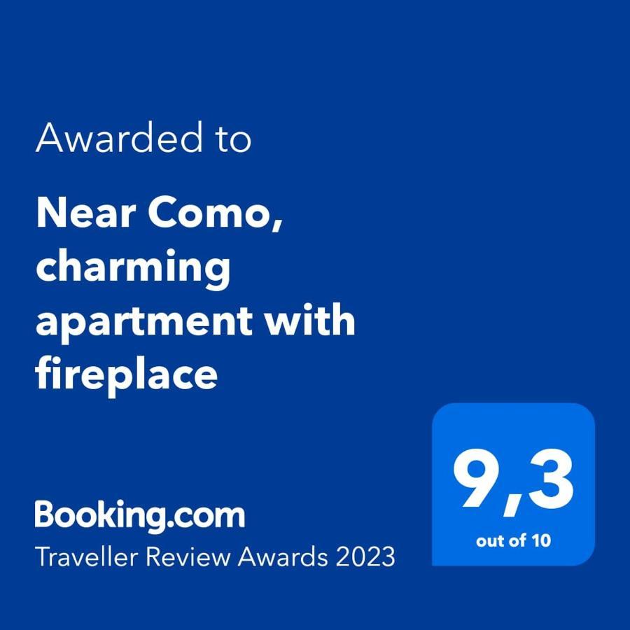 Near Como, Charming Apartment With Fireplace Grandate Εξωτερικό φωτογραφία